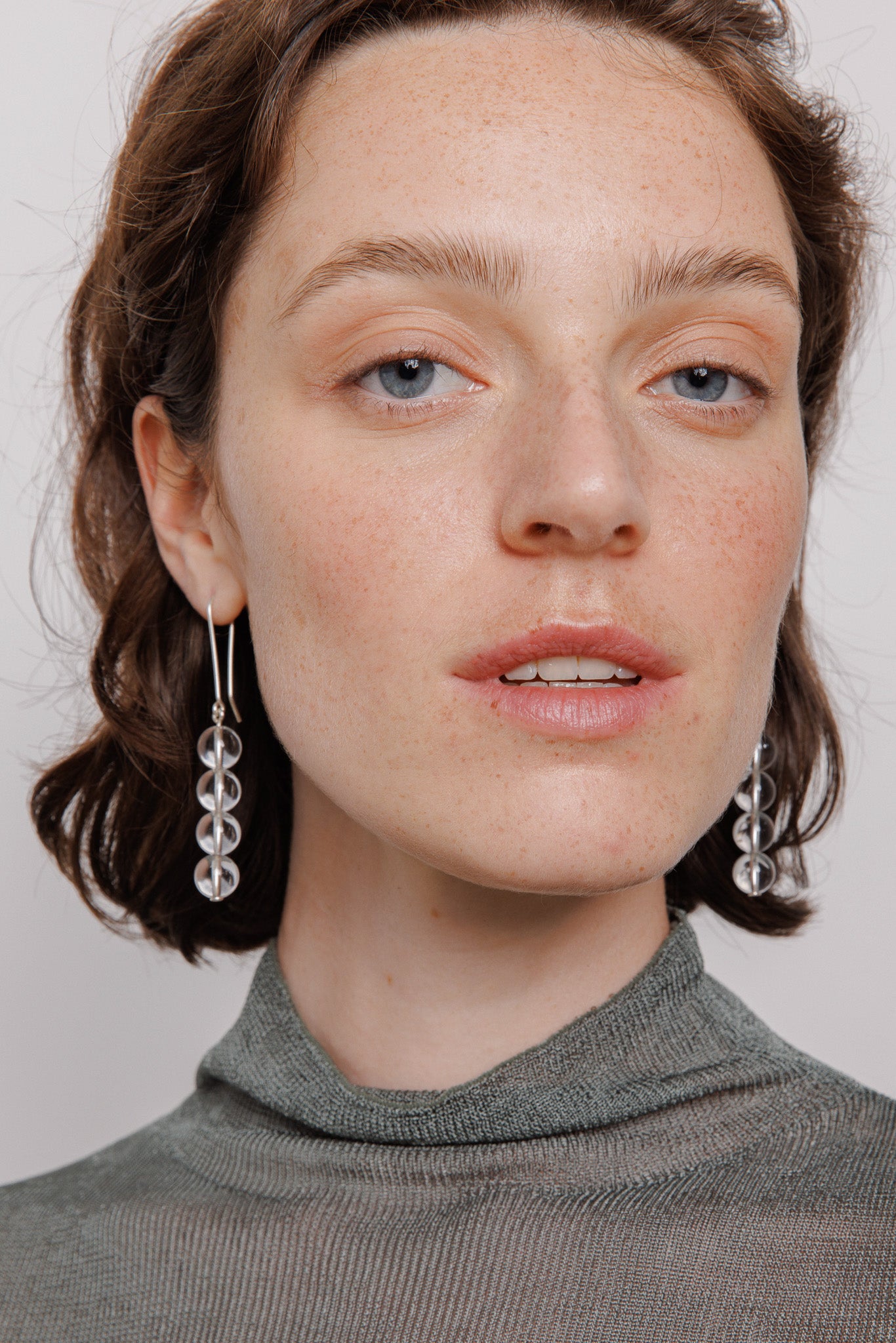 Crystal Sphere earrings no2