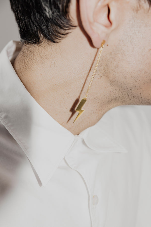 Long Flash earring no2