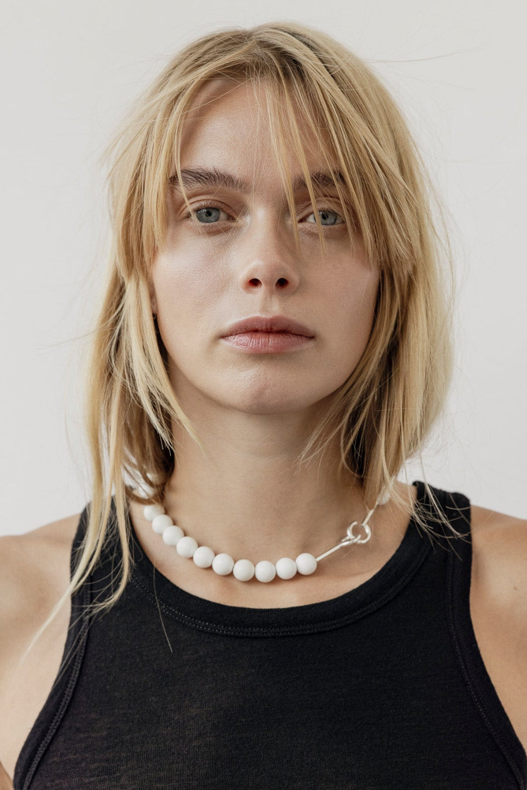 White Sphere necklace no2
