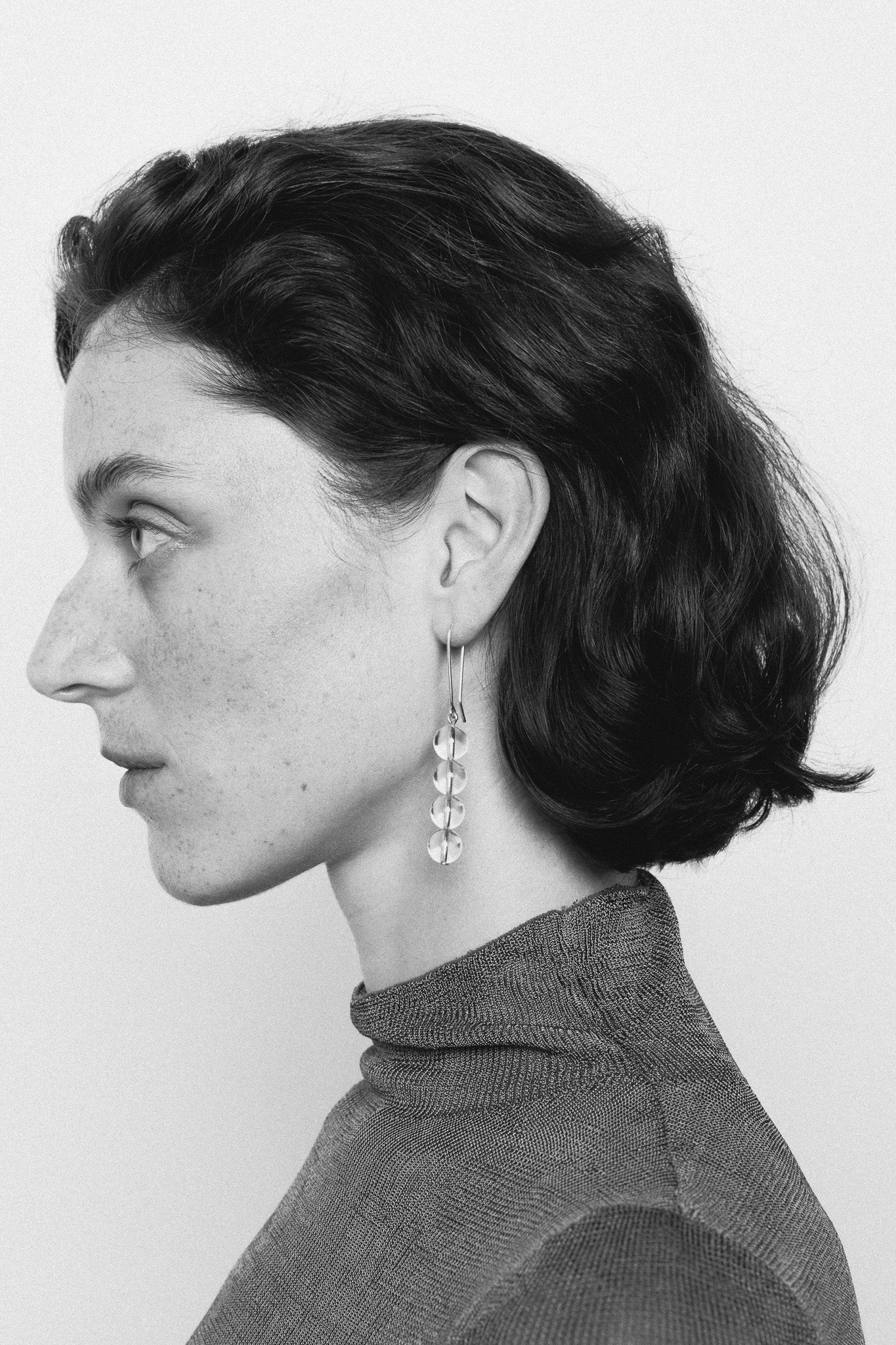 Crystal Sphere earrings no2