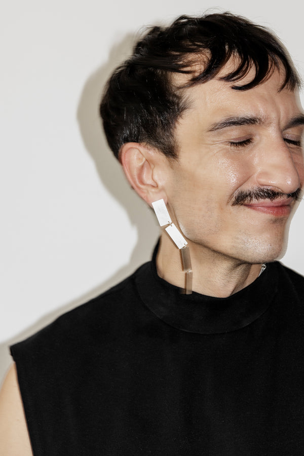 Face earrings no2