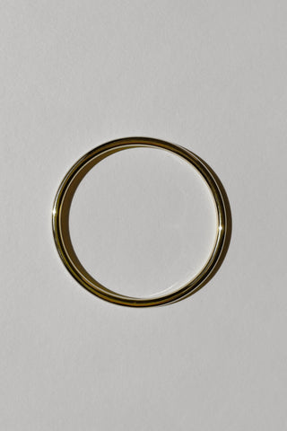 Strip bracelet no1, gold-plated