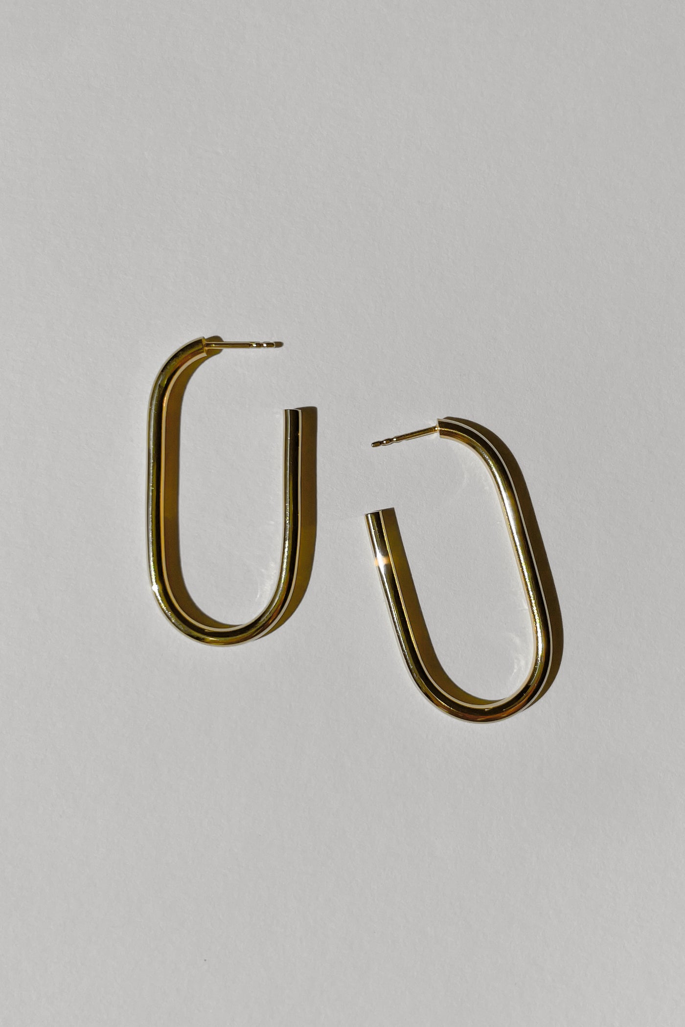 Eye earrings no1, gold-plated