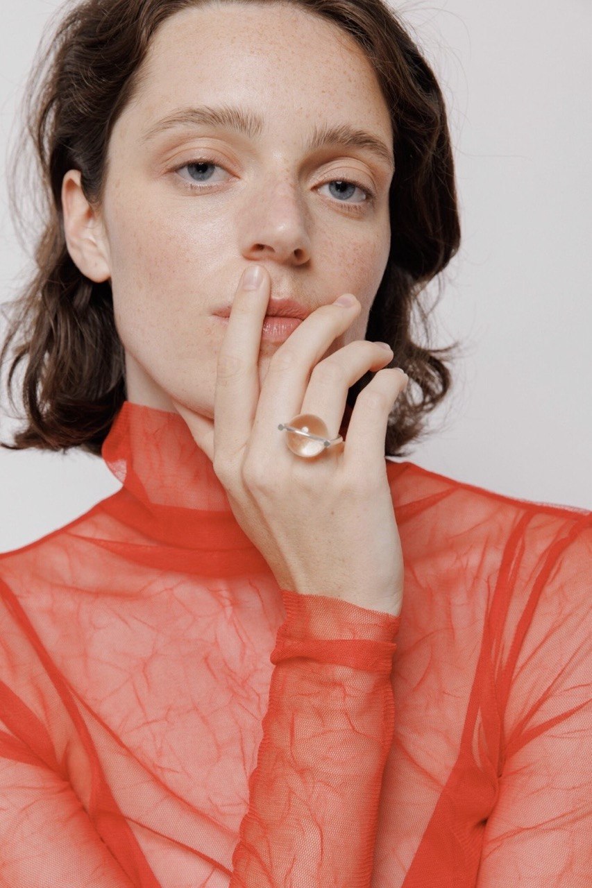 Crystal Shere ring no2